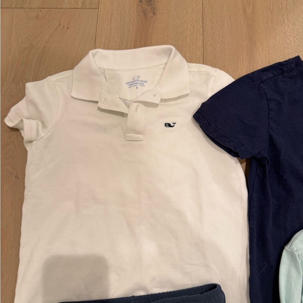 Boys size 6 Vineyard Vines Kids' Navy and Mint bundle - Picture 2 of 5